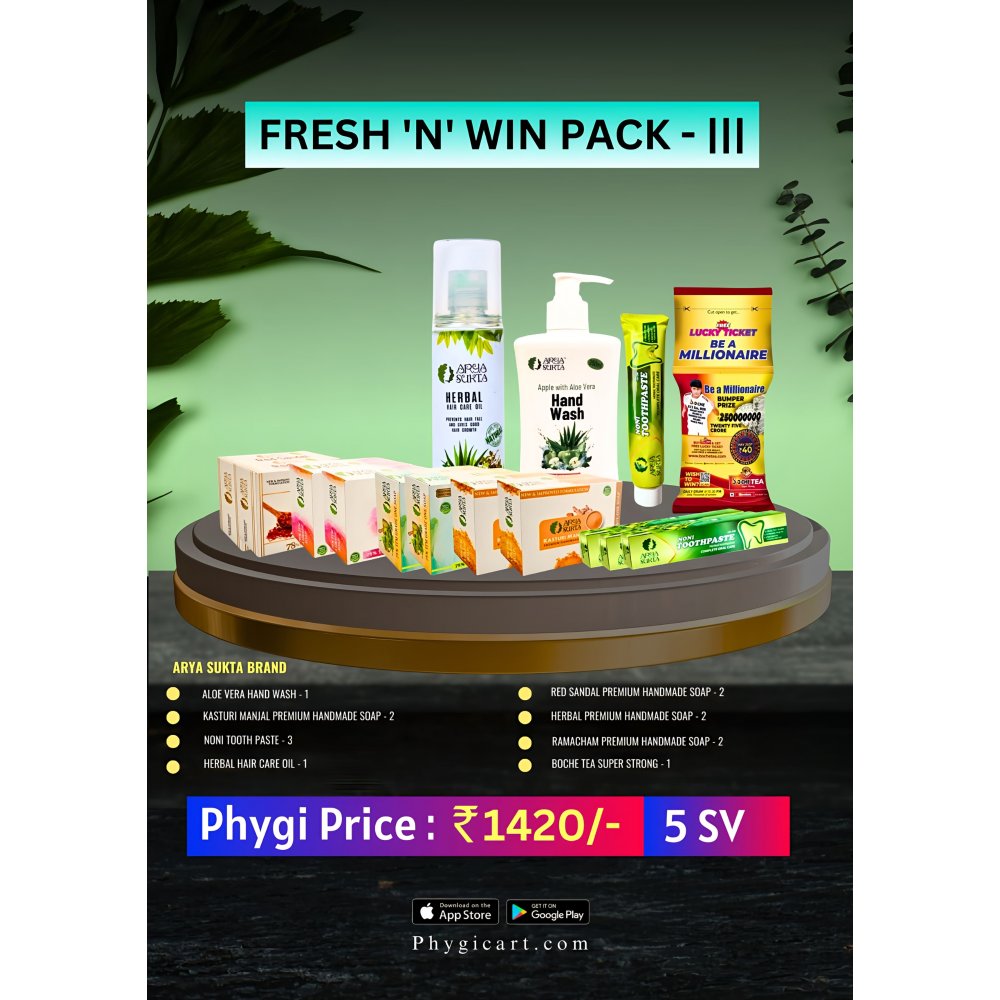 FRESH ‘N’ WIN PACK – III