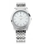 Titan Gents Classique Watch with Metal Case and Silver Metal Strap - 99001SM01